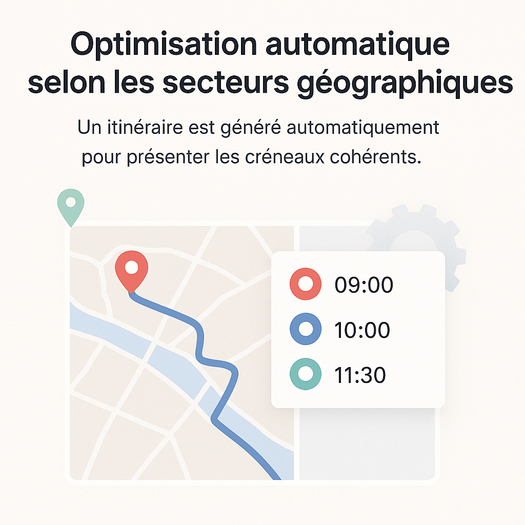 Agendrop - Optimisation des trajets avec Google Maps pour vos interventions